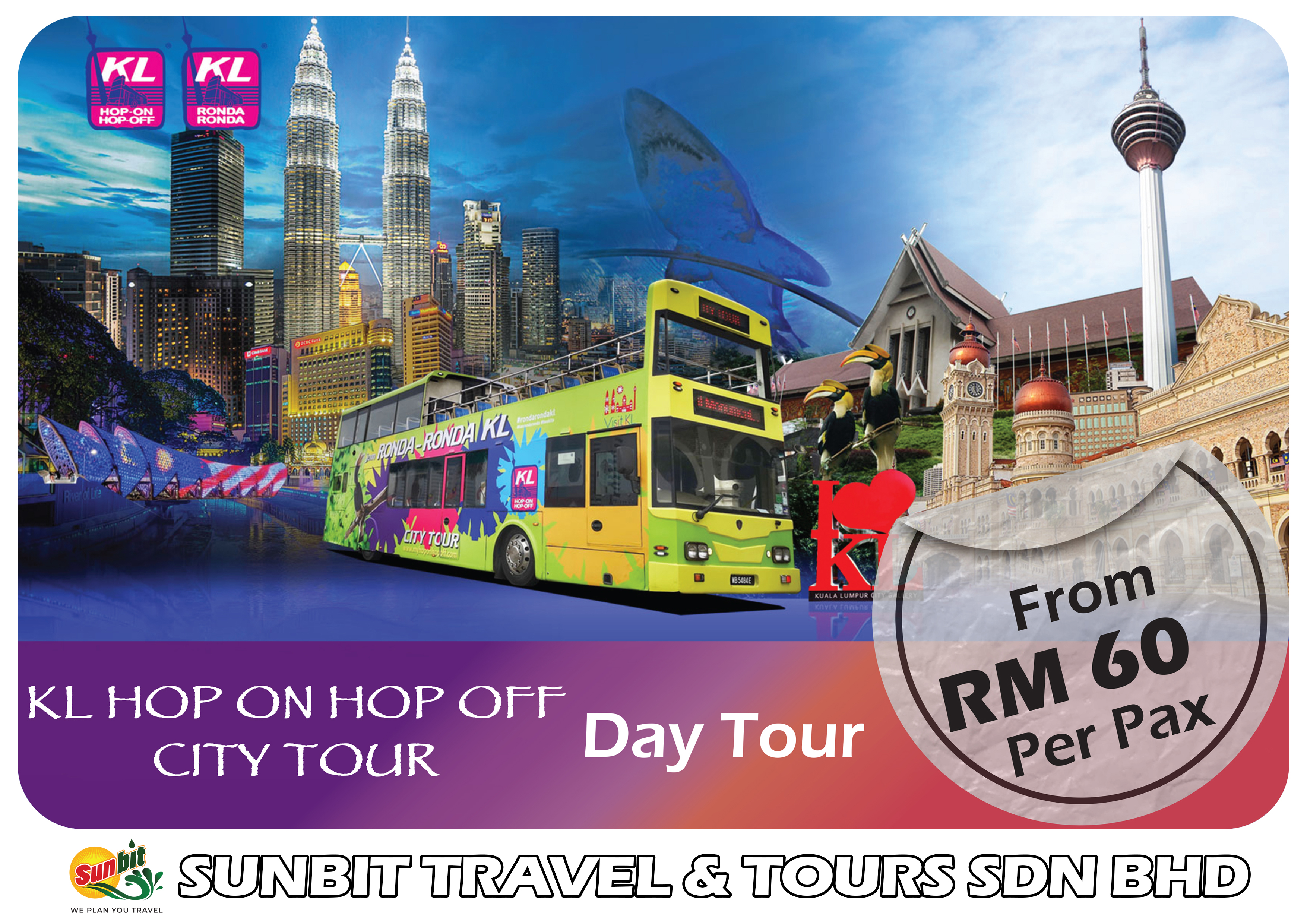 KL HOP ON HOP OFF DAY TOUR